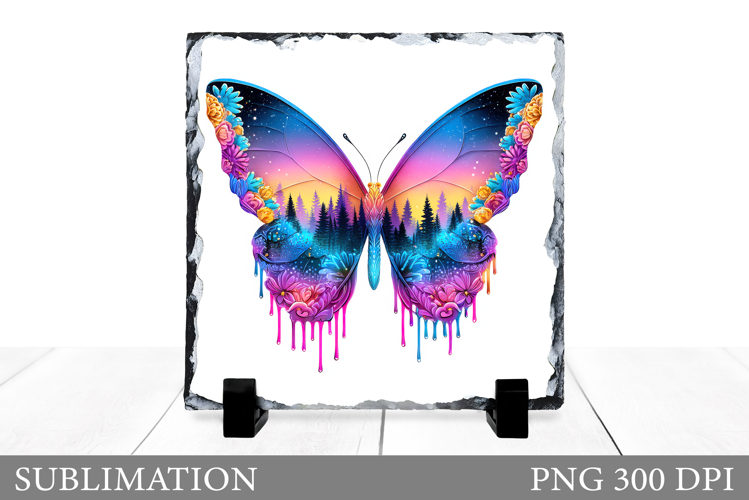 Butterfly Sublimation. Butterfly Slate Sublimation