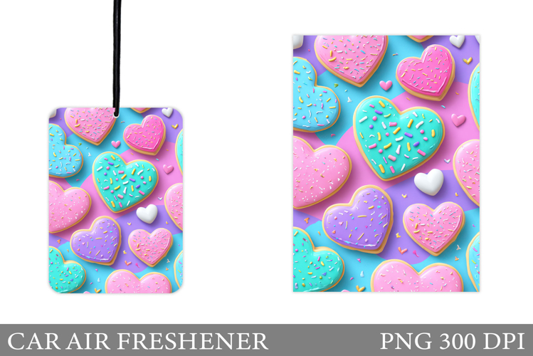 Heart Car Air Freshener. Valentines Day Car Air Freshener