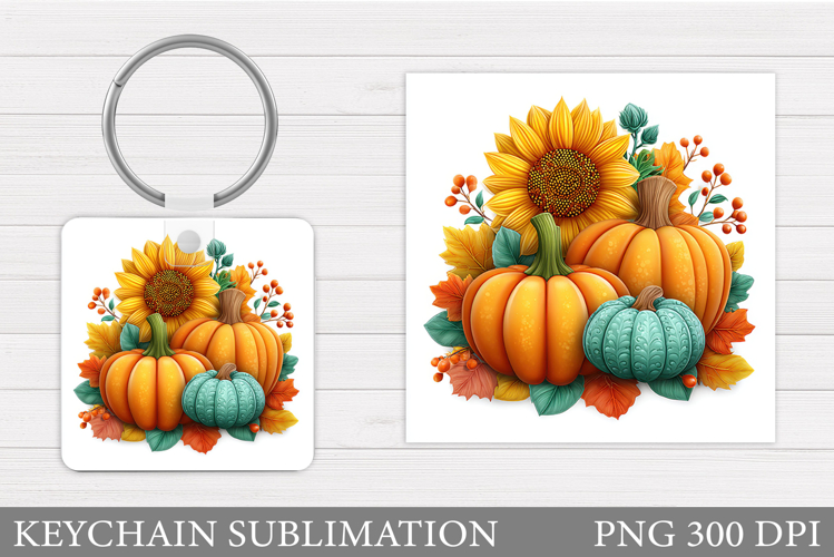 Pumpkin Keychain Design. Pumpkin Sublimation