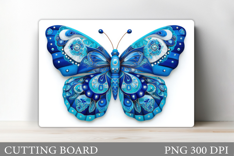 Butterfly Cutting Board Design. Butterfly Sublimation