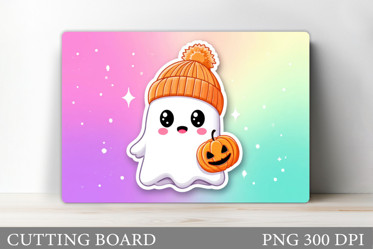 Halloween Ghost Cutting Board. Halloween Cutting Board