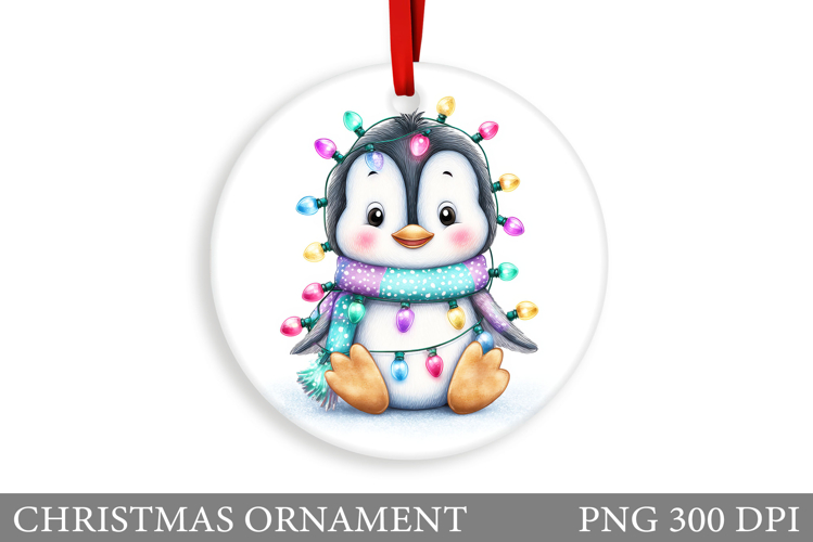 Christmas Penguin Clipart Image 7