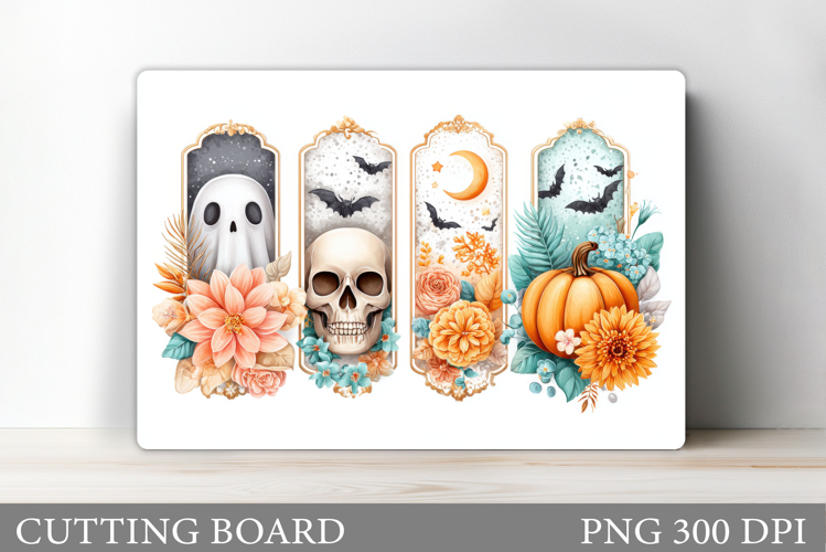 Halloween Cutting Board Design. Halloween Sublimation