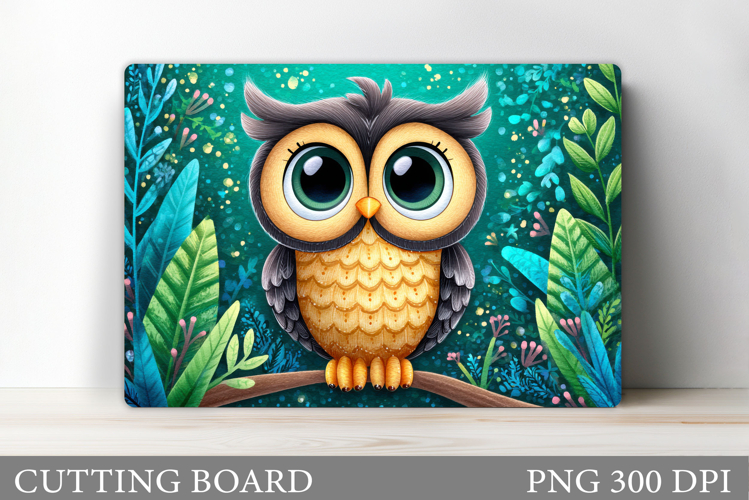 Cute Owl Cutting Board Design. Owl Kitchen Cutting Board