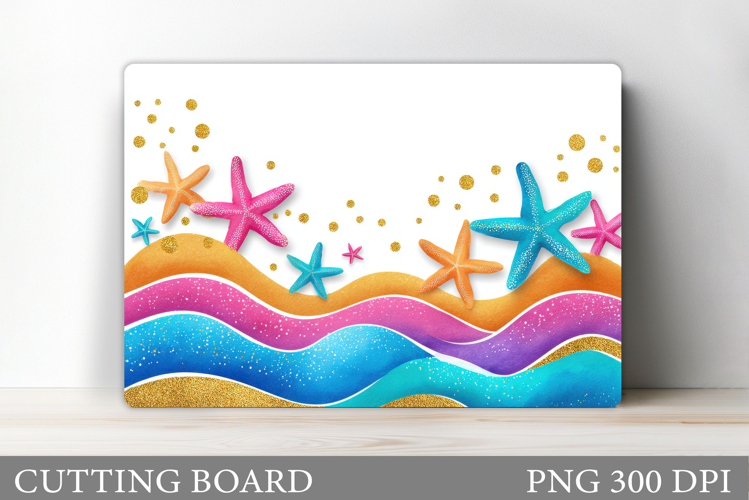 Starfish Cutting Board Design. Starfish Sublimation
