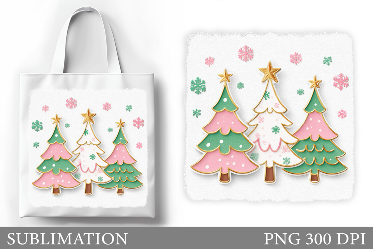 Christmas Tree Tote Bag. Christmas Tote Bag Design