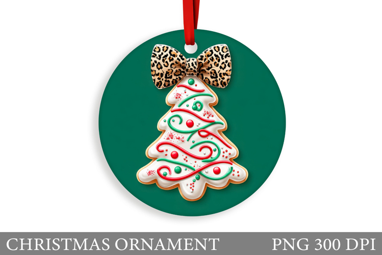 Christmas Tree Christmas Ornament. Winter Christmas Ornament