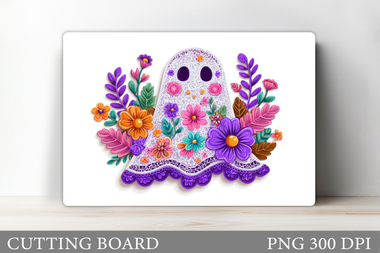 Halloween Ghost Cutting Board. Halloween Cutting Board