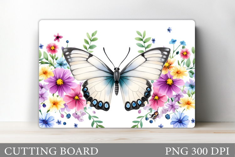 Butterfly Cutting Board Design. Butterfly Sublimation