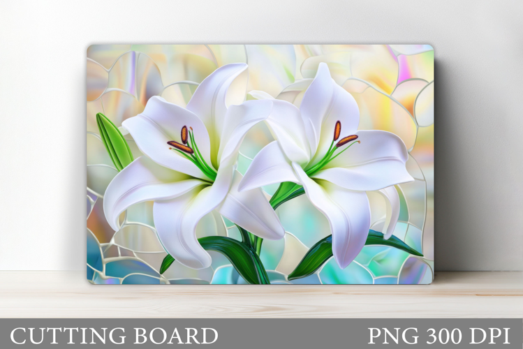 3D Flowers Cutting Board. Flowers Kitchen Cutting Board