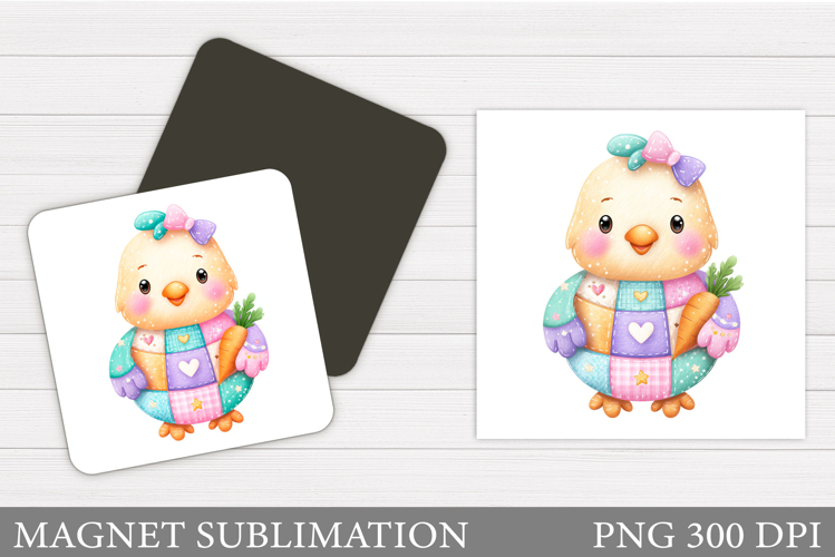 Cute Chick Magnet Design. Chick Sublimation