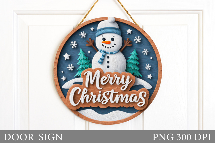 Christmas Snowman Clipart Image 16