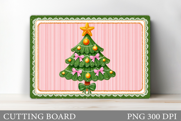 Christmas Tree Cutting Board. Kitchen Cutting Board Design