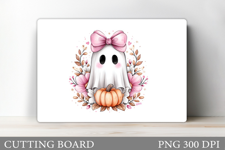 Halloween Ghost Cutting Board. Halloween Cutting Board