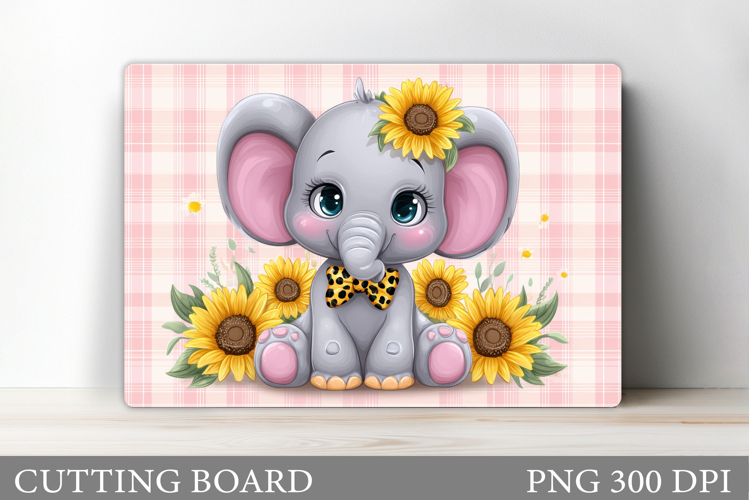 Cute Elephant Clipart Image 17