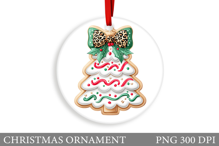 Christmas Tree Christmas Ornament. Winter Christmas Ornament