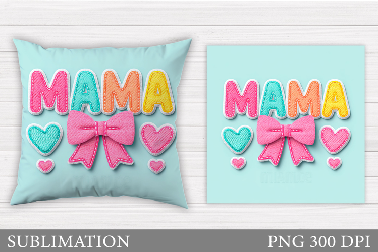 Mother's Day Pillow Design. Mother's Day Sublimation