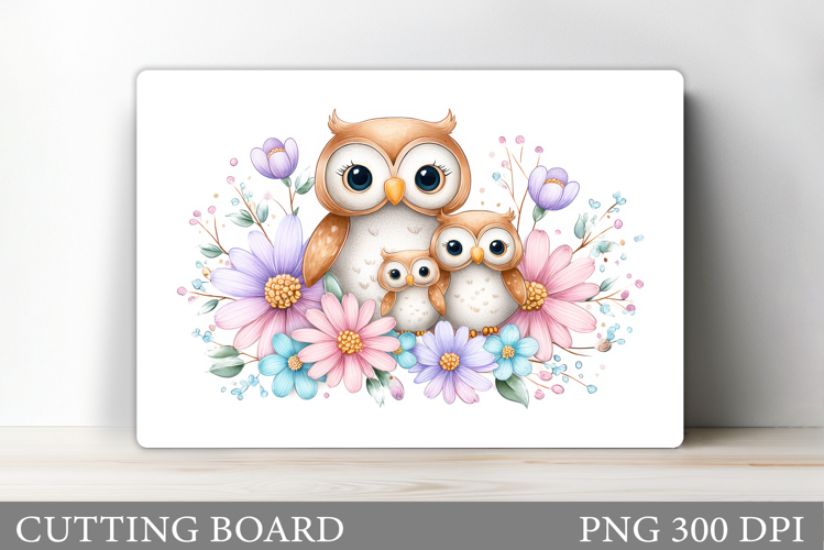 Owls Cutting Board Design. Owl Kitchen Cutting Board Design