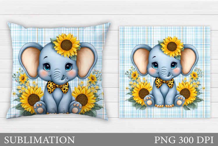 Cute Elephant Clipart Image 19