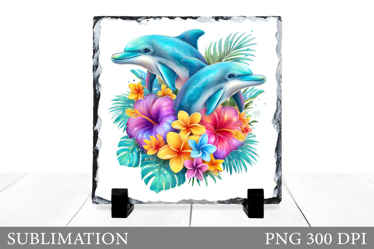 Dolphin Sublimation. Dolphins Slate Sublimation