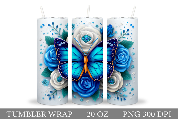 Blue Butterfly Clipart Image 11