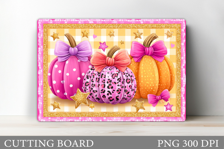 Pumpkin Cutting Board Design. Pumpkin Sublimation