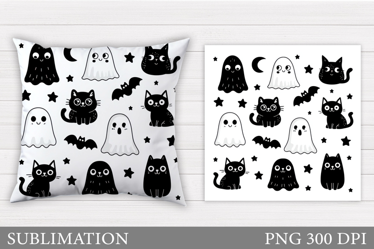 Halloween Pillow Design. Halloween Sublimation