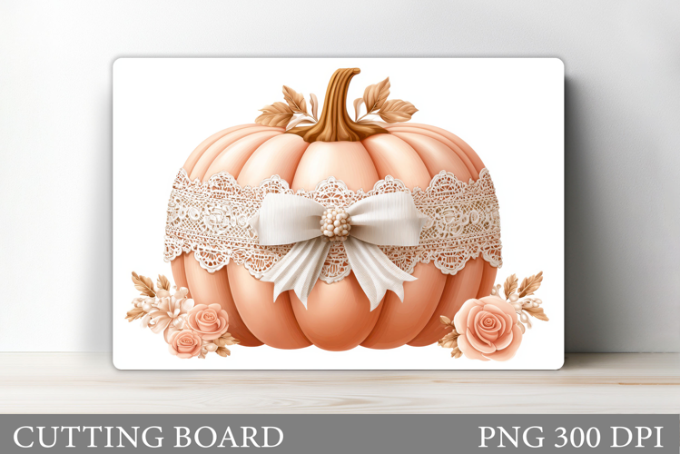 Pumpkin Cutting Board Design. Pumpkin Sublimation