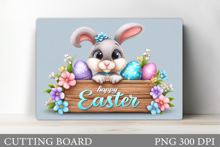Easter Bunny Cutting Board. Easter Cutting Board Design
