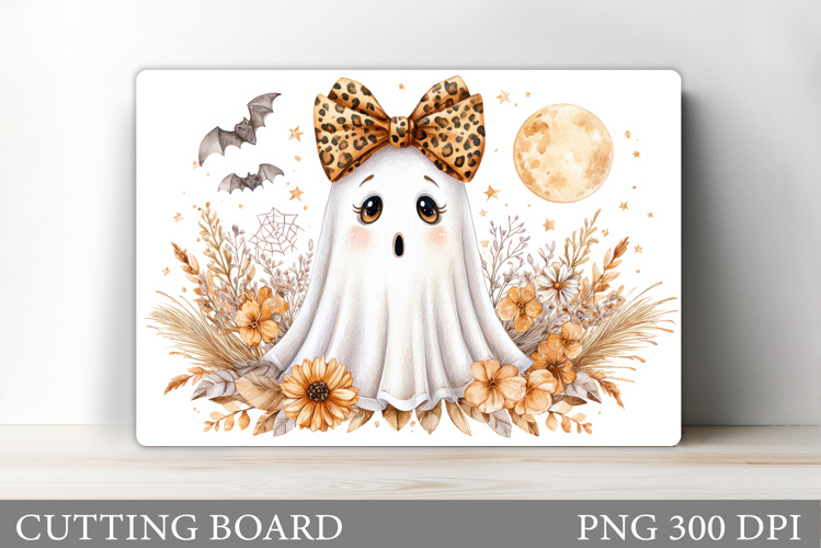 Cute Halloween Cutting Board. Cute Ghost Cutting Board