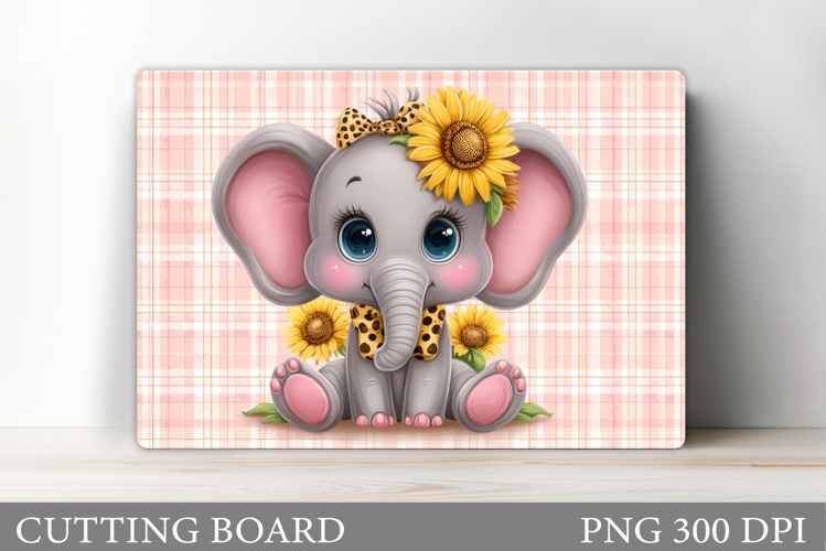 Cute Elephant Clipart Image 16
