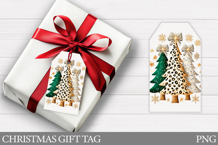 Christmas Gift Tag Printable. Christmas Tree Gift Tag Design