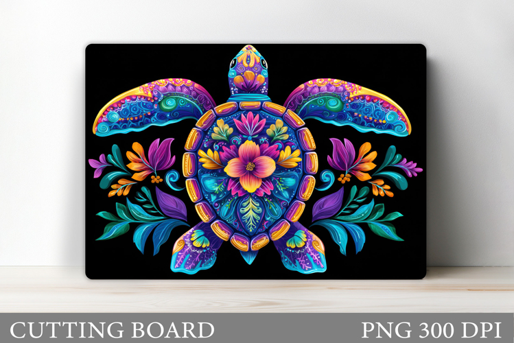 Turtle Kitchen Cutting Board. Sea Turtle Cutting Board