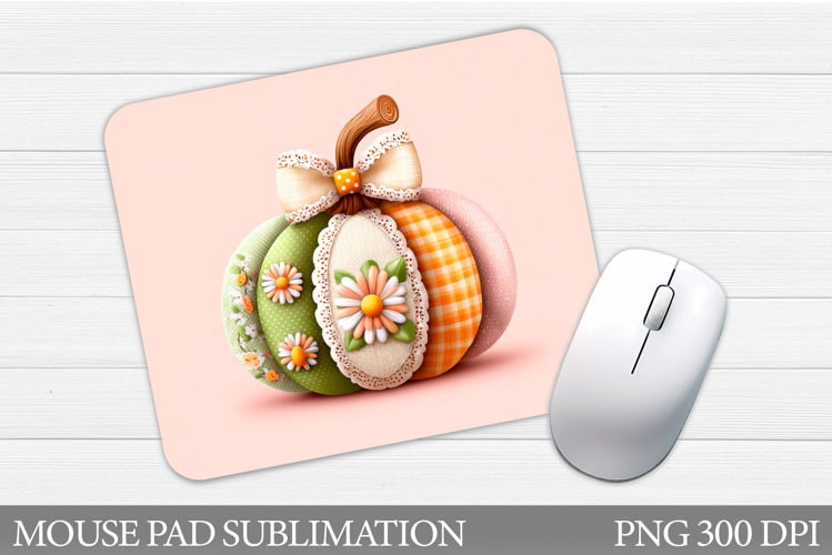 Pumpkin Mouse Pad Design. Fall Mouse Pad Sublimation