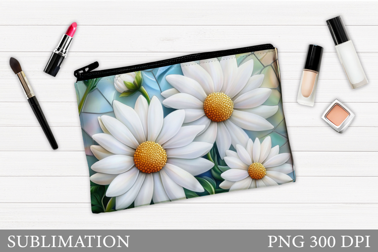 Daisy Flowers Makeup Bag. Flowers Makeup Bag Design