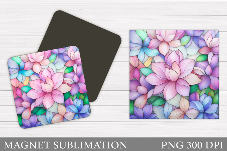 Flowers Magnet Design. Flowers Magnet Sublimation
