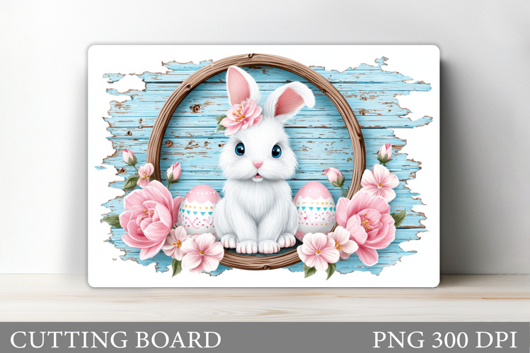 Easter Bunny Cutting Board. Easter Cutting Board Sublimation