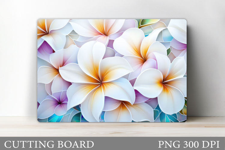 Floral Cutting Board Design. Flowers Cutting Board