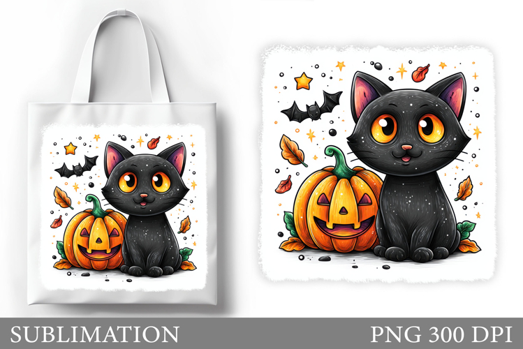Halloween Cat Clipart Image 17