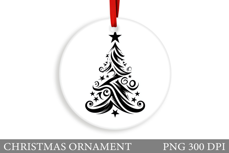Christmas Tree Christmas Ornament. Winter Christmas Ornament
