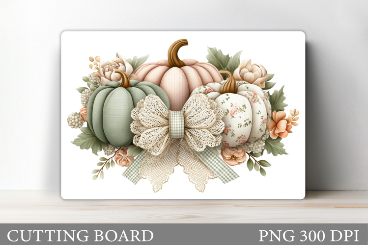 Pumpkin Cutting Board Design. Pumpkin Sublimation