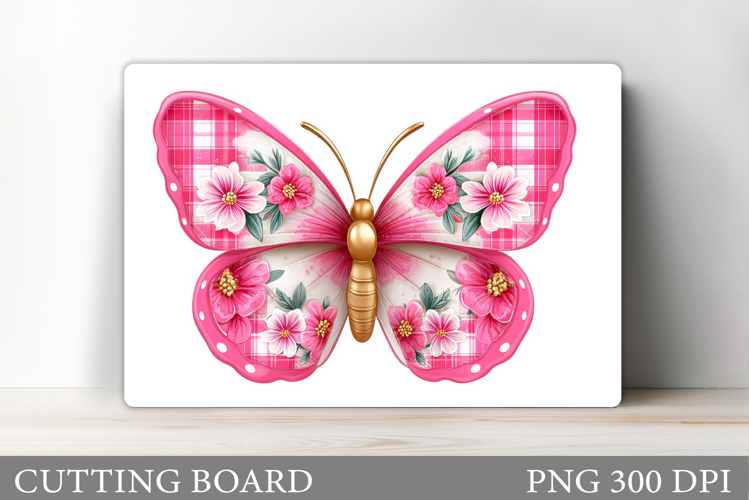 Butterfly Cutting Board Design. Butterfly Sublimation