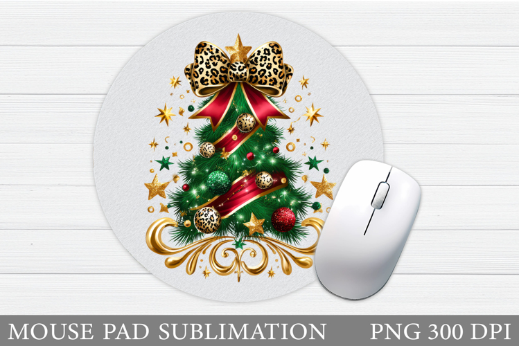 Christmas Tree Mouse Pad. Christmas Mouse Pad Sublimation
