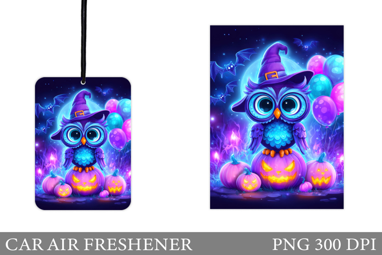 Halloween Owl Car Air Freshener. Halloween Car Air Freshener