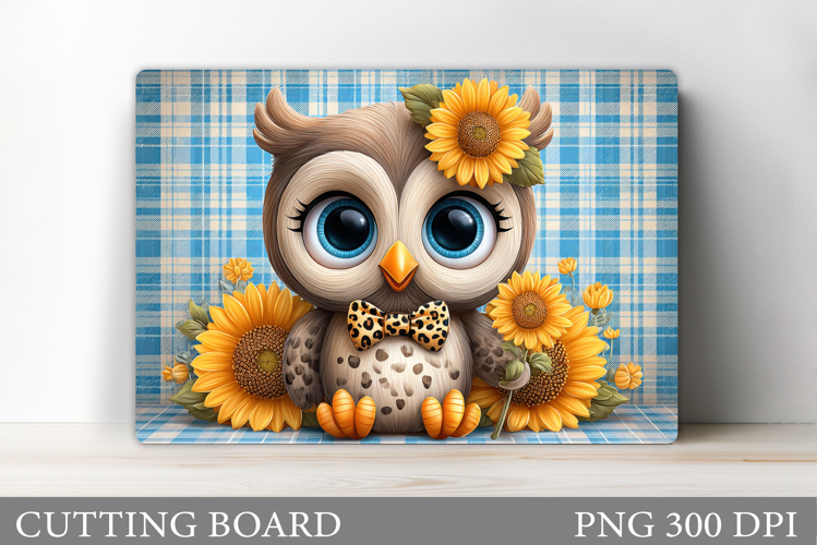 Cute Owl Cutting Board. Owl Kitchen Cutting Board