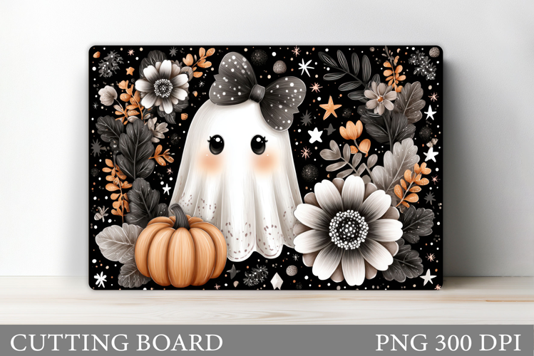 Halloween Ghost Cutting Board. Halloween Cutting Board
