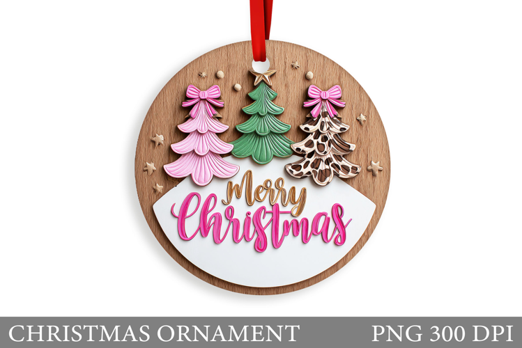 Christmas Tree Christmas Ornament. Christmas Sublimation