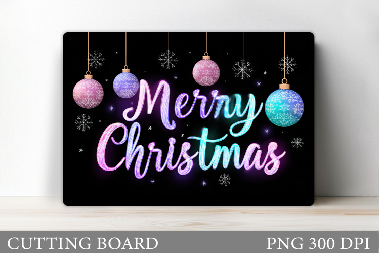 Christmas Cutting Board Design. Christmas Sublimation