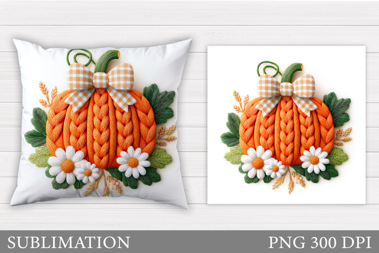 Pumpkin Pillow Design. Pumpkin Sublimation