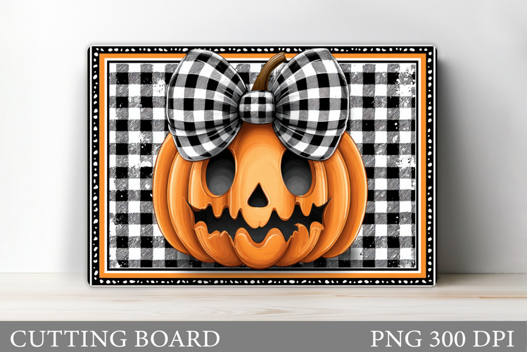 Halloween Pumpkin Cutting Board. Halloween Cutting Board